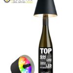 Zwarte Top Fleslamp RGB