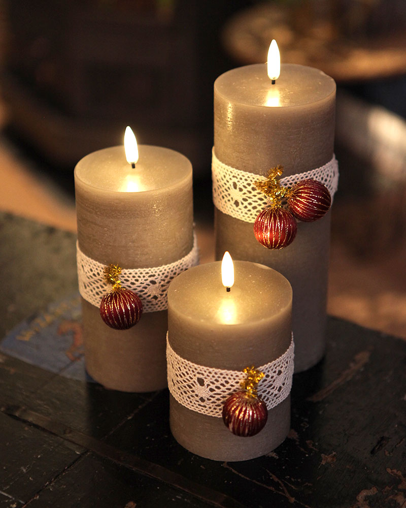 6x De Mooiste Kersttafel Met LED Kaarsen Studio 5121 6x De Mooiste Kersttafel Met LED Kaarsen Studio 5121