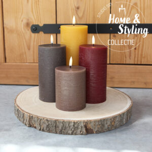 Vintage set led kaarsen