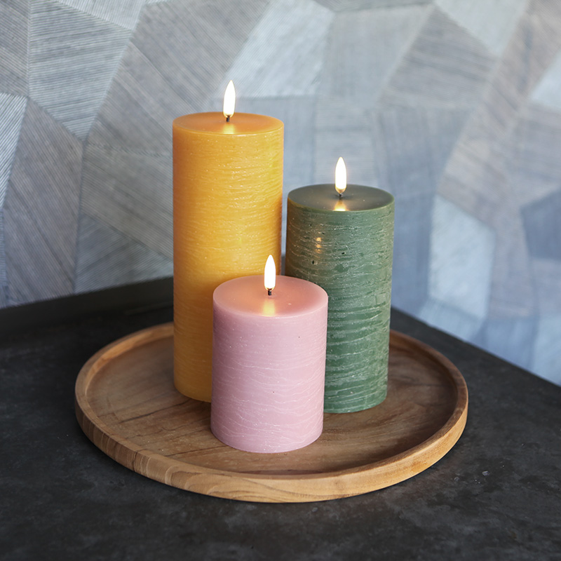 Boho Bloom set 3 led kaarsen 10 Boho Bloom set led kaarsen - Studio 5121