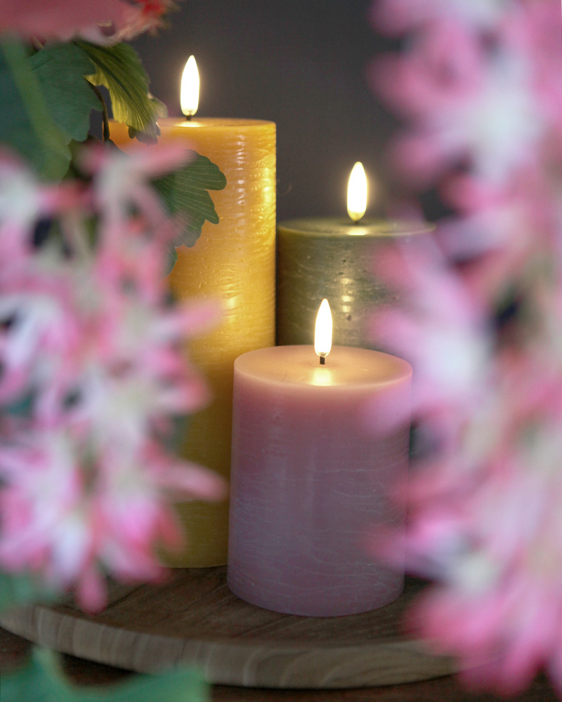 Boho Bloom set 3 led kaarsen 6 Boho Bloom set led kaarsen - Studio 5121