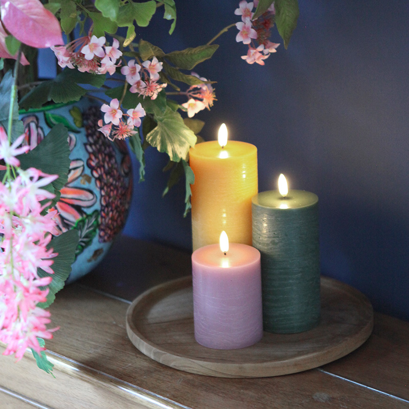 Boho Bloom set 3 led kaarsen 7 Boho Bloom set led kaarsen - Studio 5121