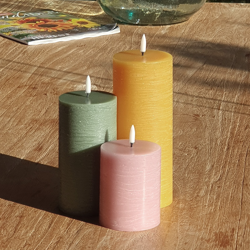 Boho Bloom set 3 led kaarsen 9 Boho Bloom set led kaarsen - Studio 5121