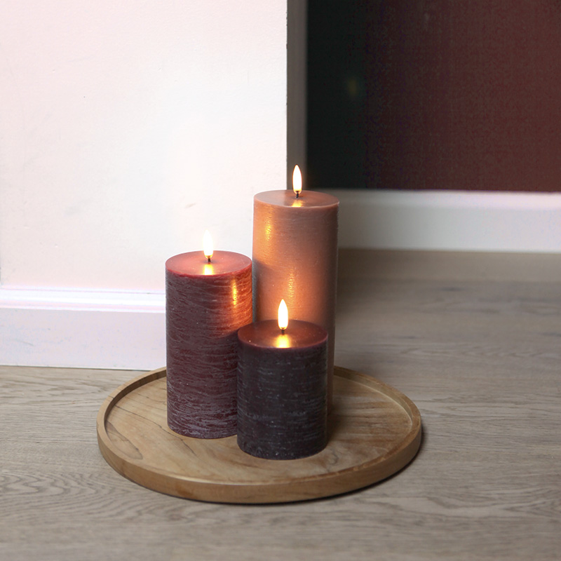 Heritage set 3 led kaarsen 1 Heritage set led kaarsen - Studio 5121