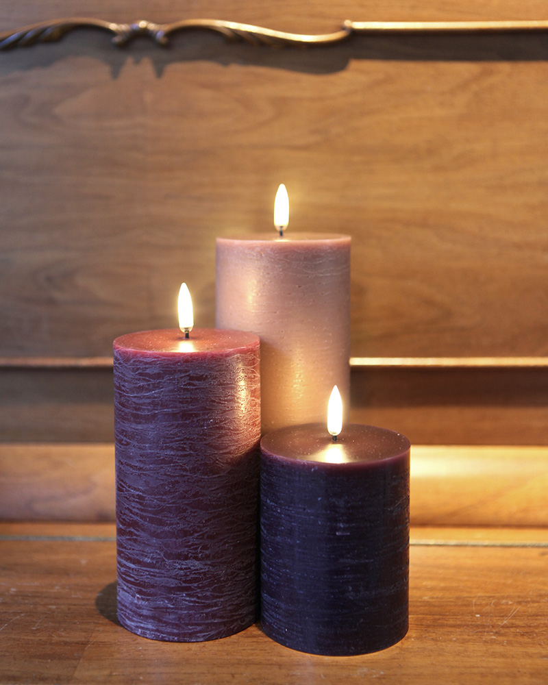 Heritage set 3 led kaarsen 2 Heritage set led kaarsen - Studio 5121