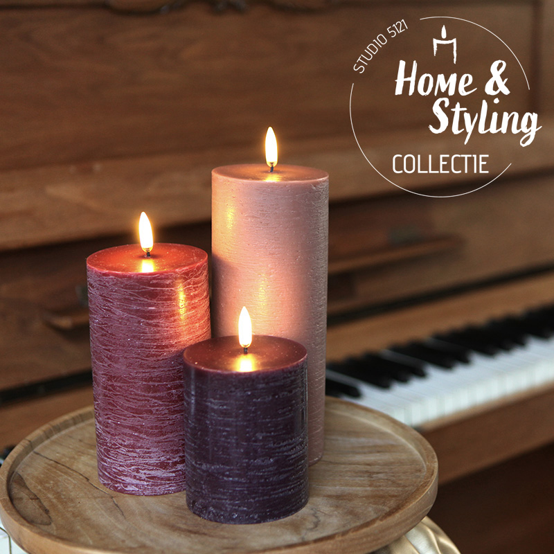 Heritage set 3 led kaarsen 6HS Heritage set led kaarsen - Studio 5121