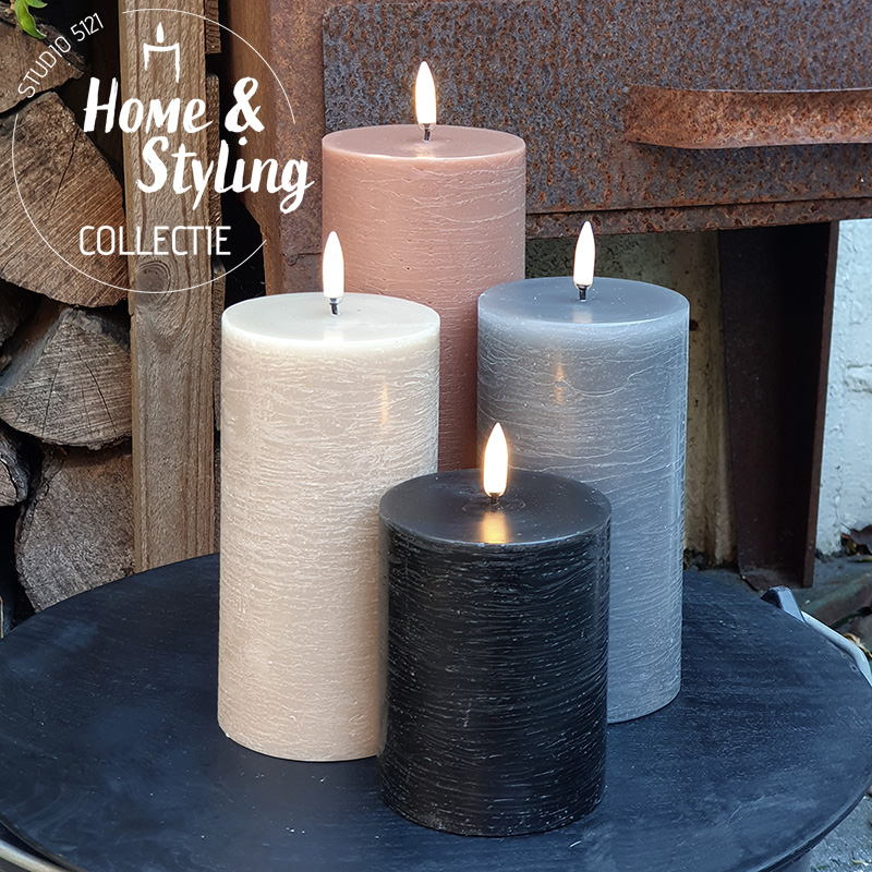 Urban set 4 led kaarsen 1HS Urban set van 4 LED kaarsen - Studio 5121