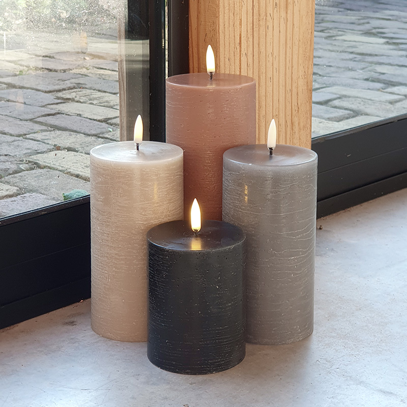 Urban set 4 led kaarsen 2 Urban set van 4 LED kaarsen - Studio 5121