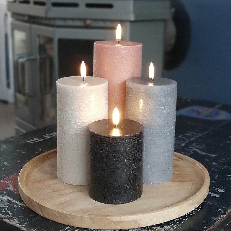 Urban set 4 led kaarsen 5 Urban set van 4 LED kaarsen - Studio 5121